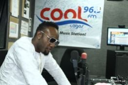 Kcee at CoolFM, Lagos