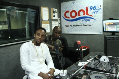 KCEE and HarrySONG at Cool 96.9fm Lagos